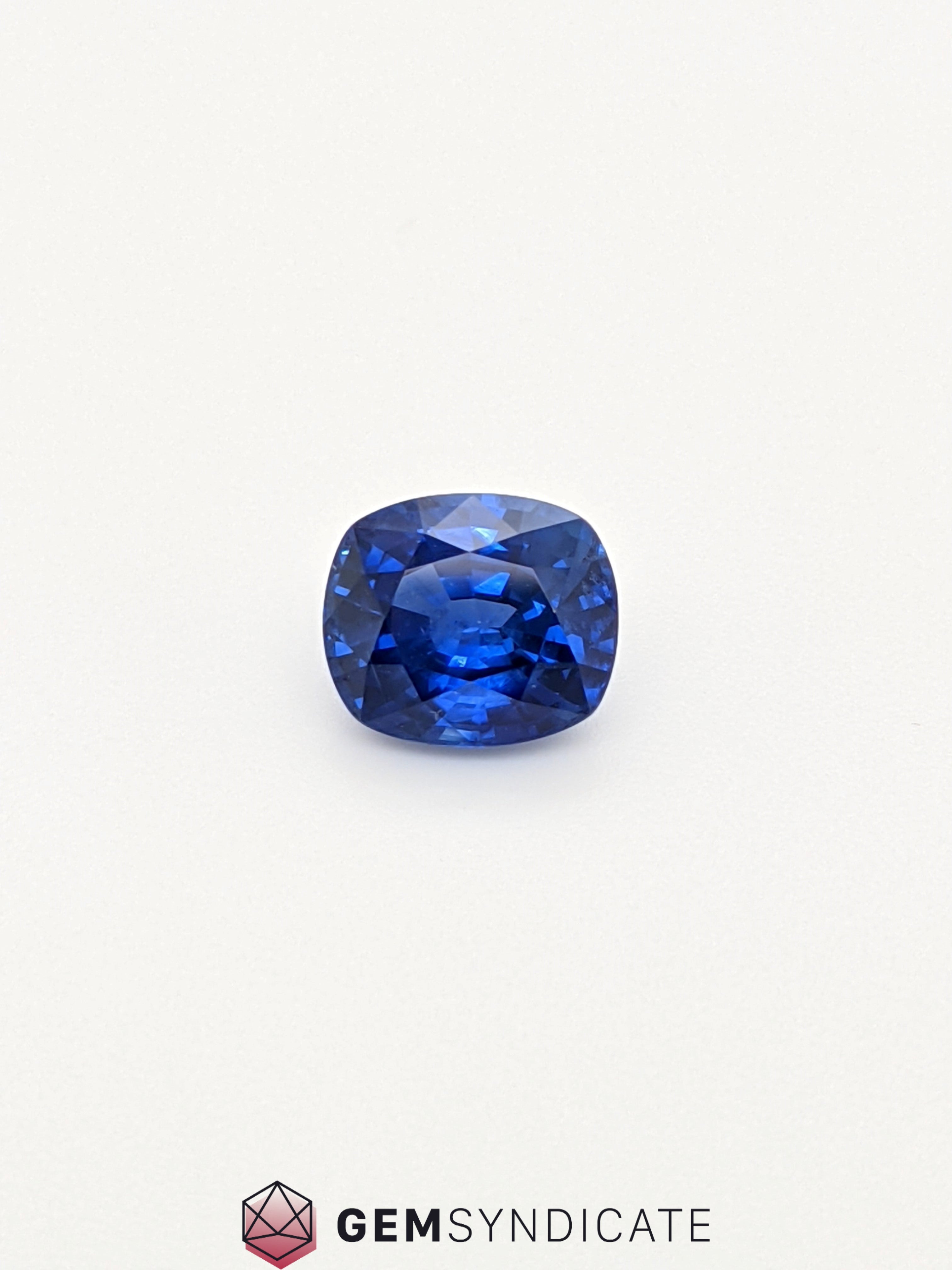 Alluring Cushion Blue Sapphire 3.17ct