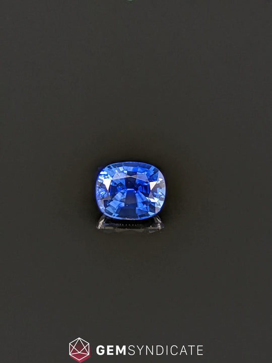 Elegant Cushion Blue Sapphire 0.88ct