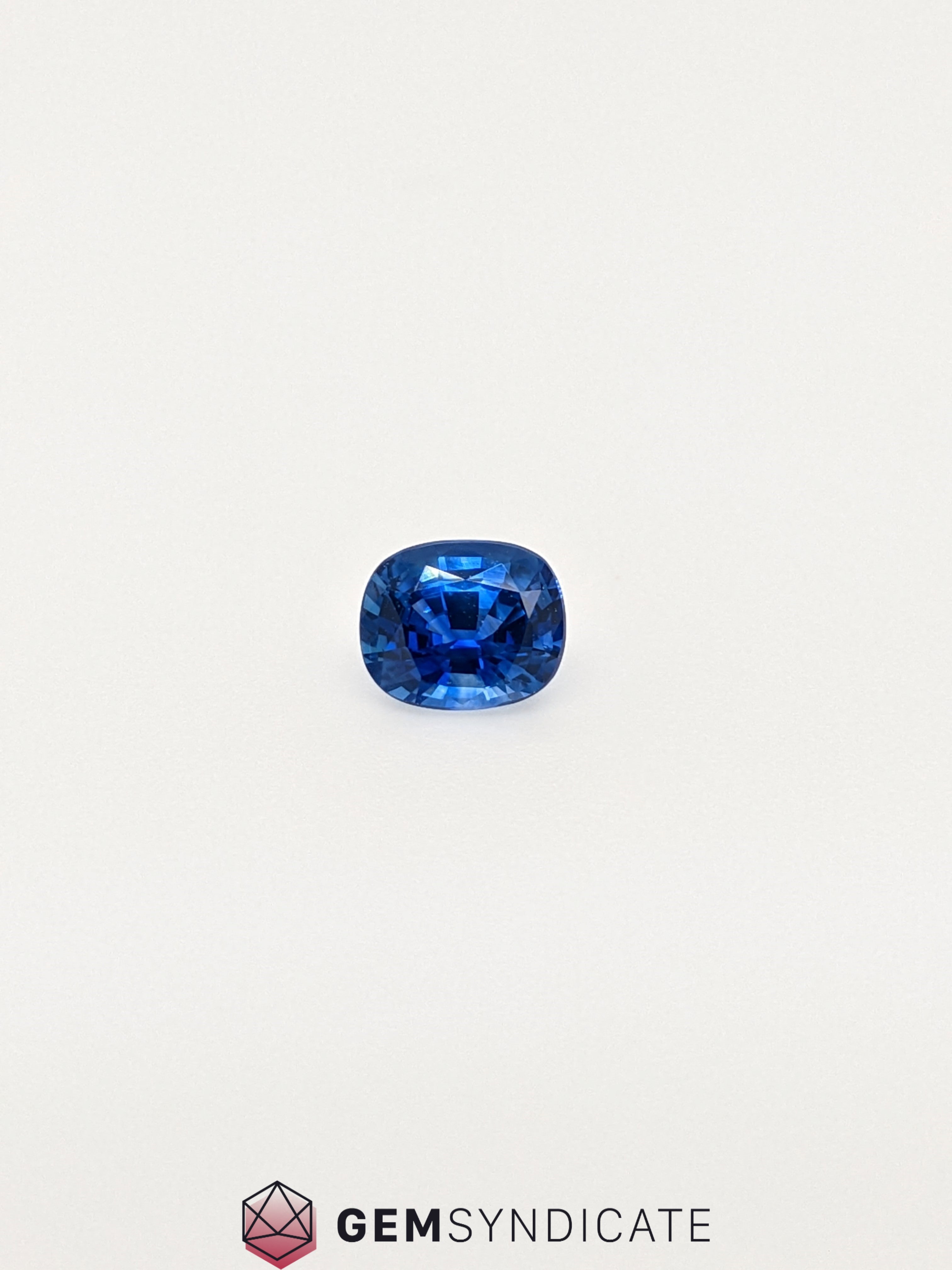 Elegant Cushion Blue Sapphire 0.88ct