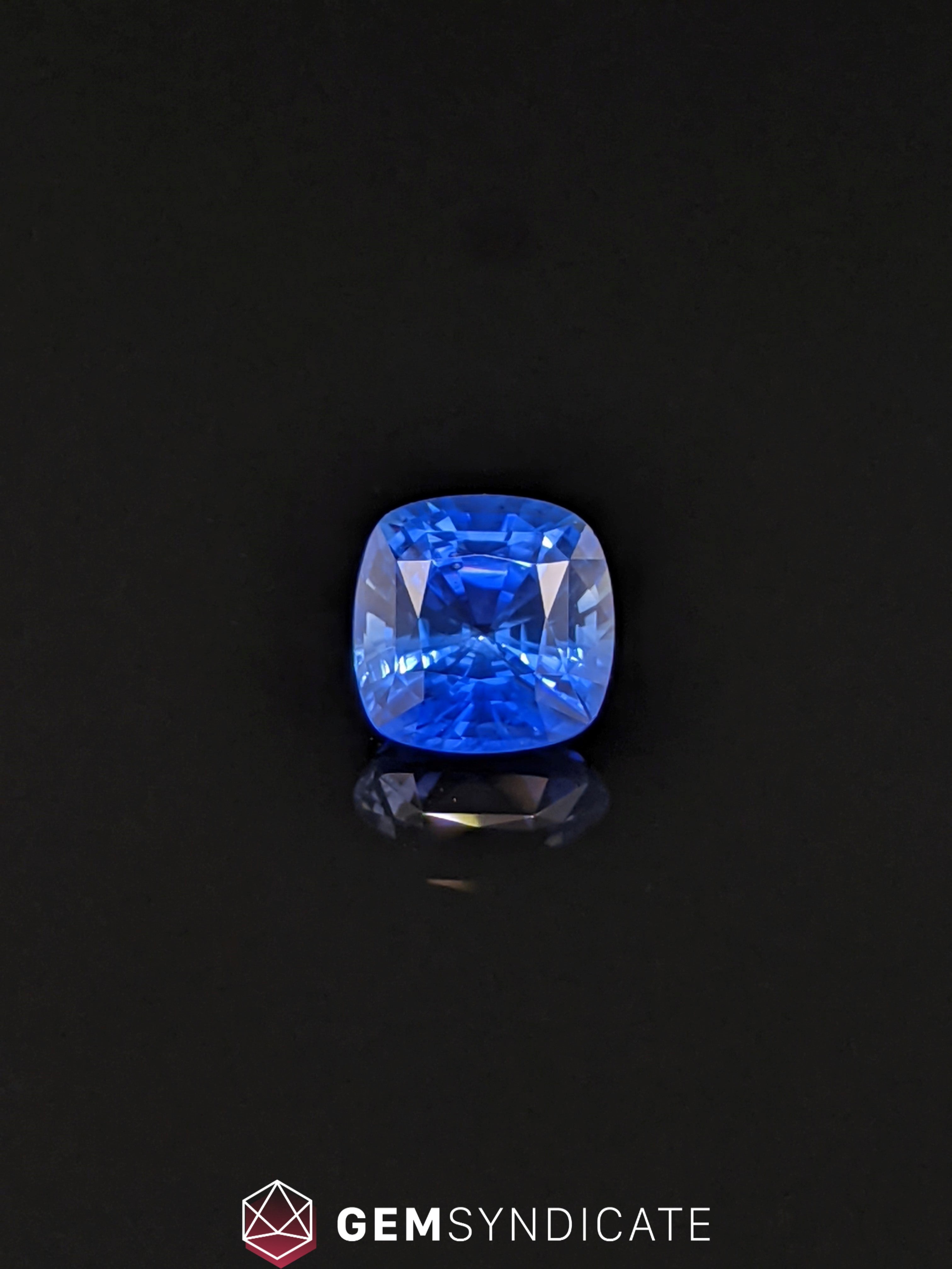 Courtly Cushion Blue Sapphire 1.27ct