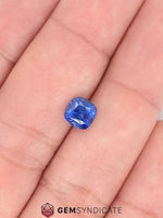 Load image into Gallery viewer, Courtly Cushion Blue Sapphire 1.27ct
