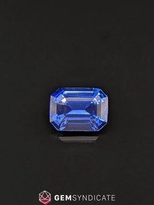 Luxurious Emerald Cut Blue Sapphire 1.96ct