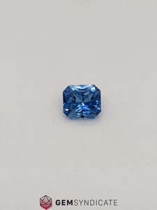 Unique Radiant Blue Sapphire 1.54ct