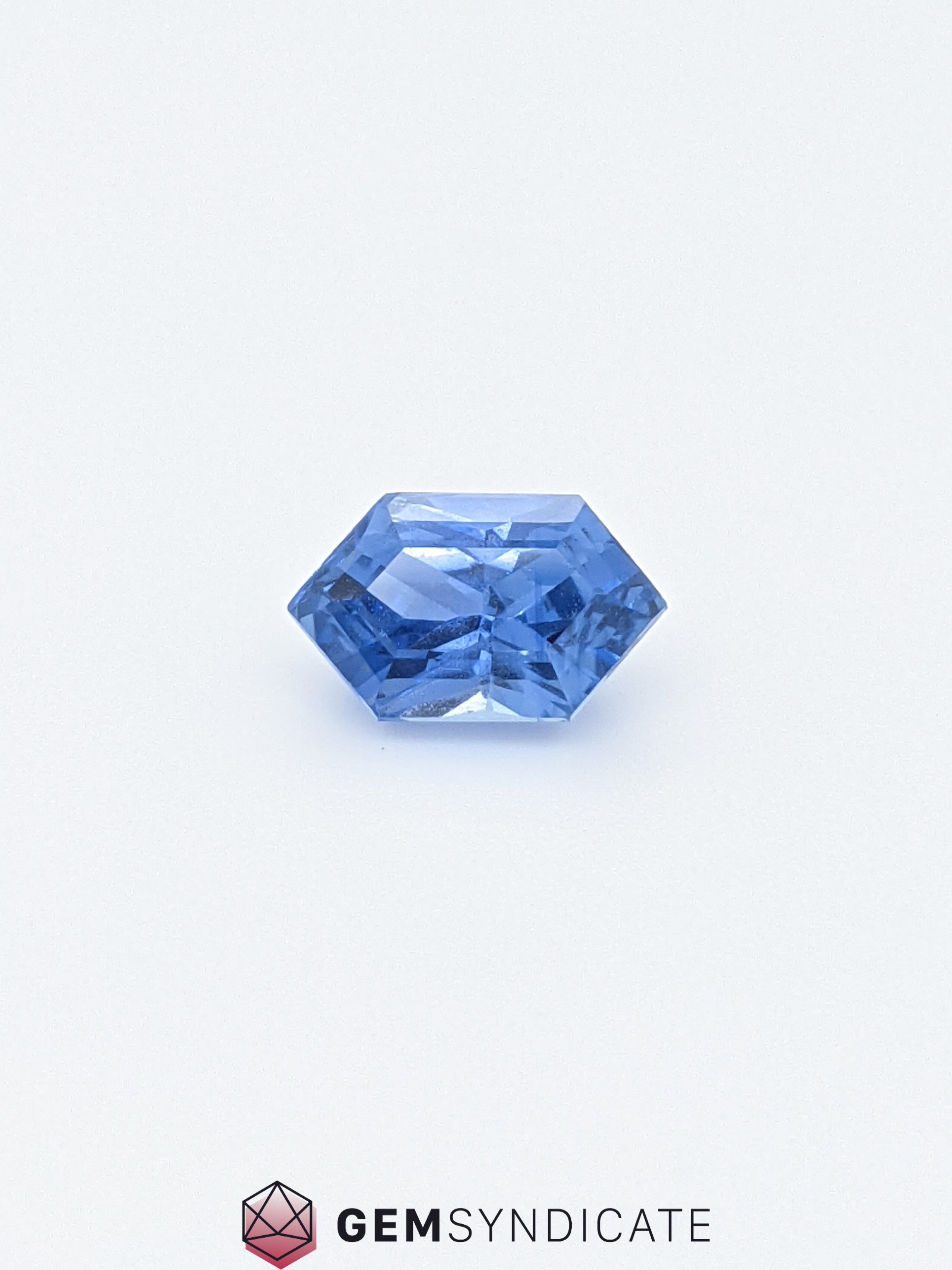 Captivating Elongated Hexagon Blue Sapphire 2.48ct