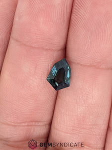 Precious Elongated Hexagon Blue Sapphire 1.48ct