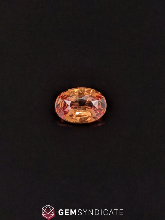 Fabulous Oval Orange Sapphire 1.05ct