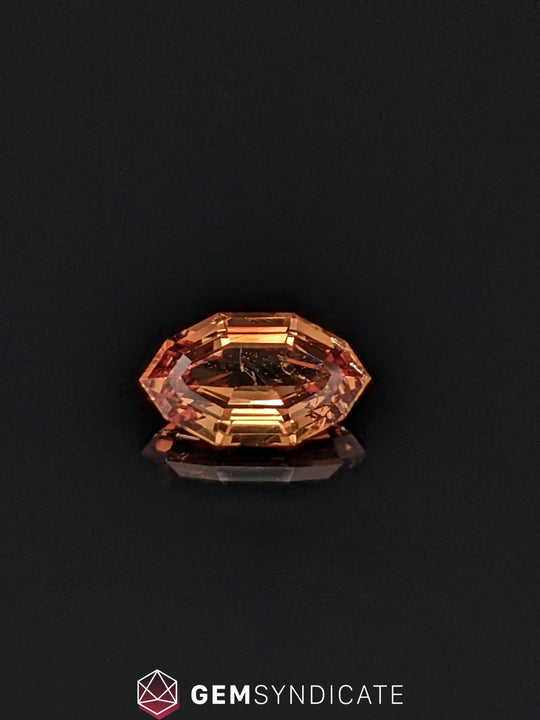 Show-stopping Marquise Cut Orange Sapphire 1.90ct