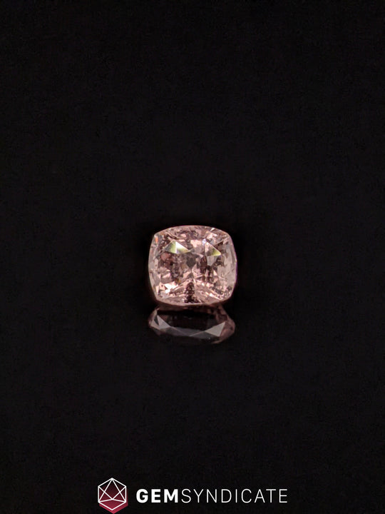 Exquisite Cushion Peach Sapphire 0.65ct