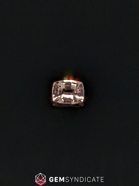 Gorgeous Cushion Peach Sapphire 0.55ct