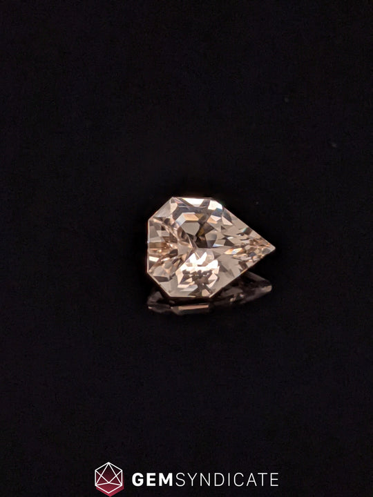 Astonishing Fancy Shape Peach Sapphire 1.15ct