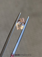 Load image into Gallery viewer, Unique Elongated Hexagon Peach Sapphire 1.34ct
