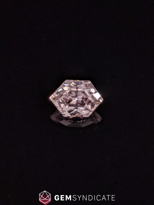 Elegant Elongated Hexagon Peach Sapphire 1.76ct