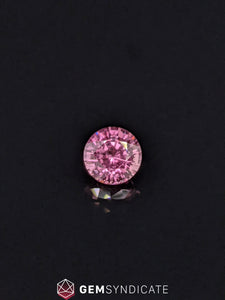 Beautiful Round Pink Sapphire 1.28ct