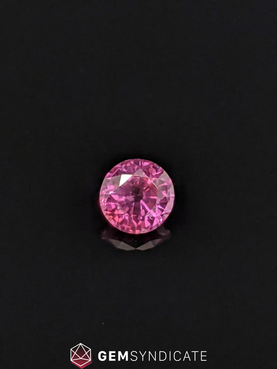 Astonishing Round Pink Sapphire 1.26ct