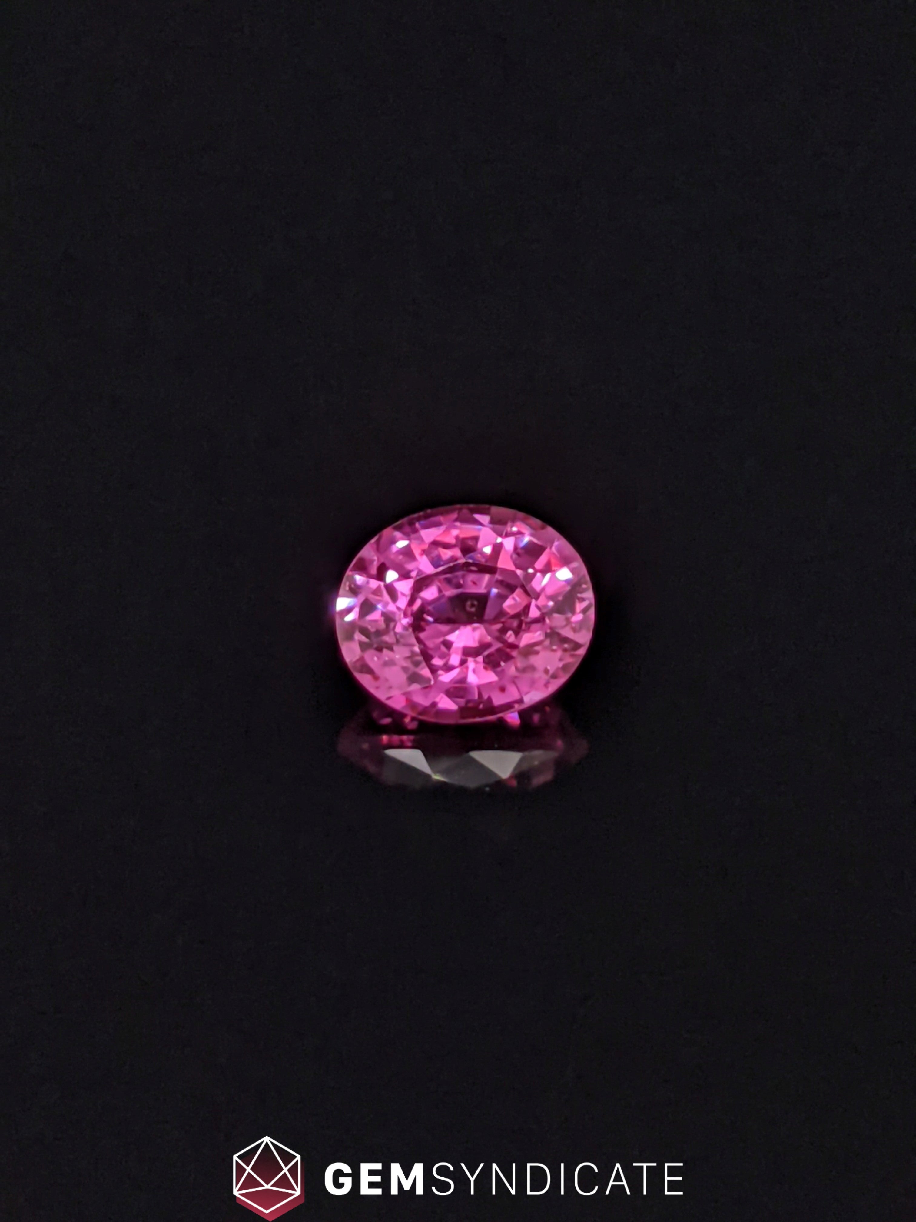 Exquisite Oval Pink Sapphire 0.89ct
