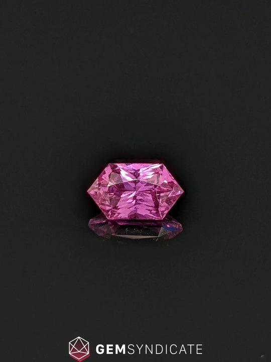 Bold Elongated Hexagon Pink Sapphire 1.05ct
