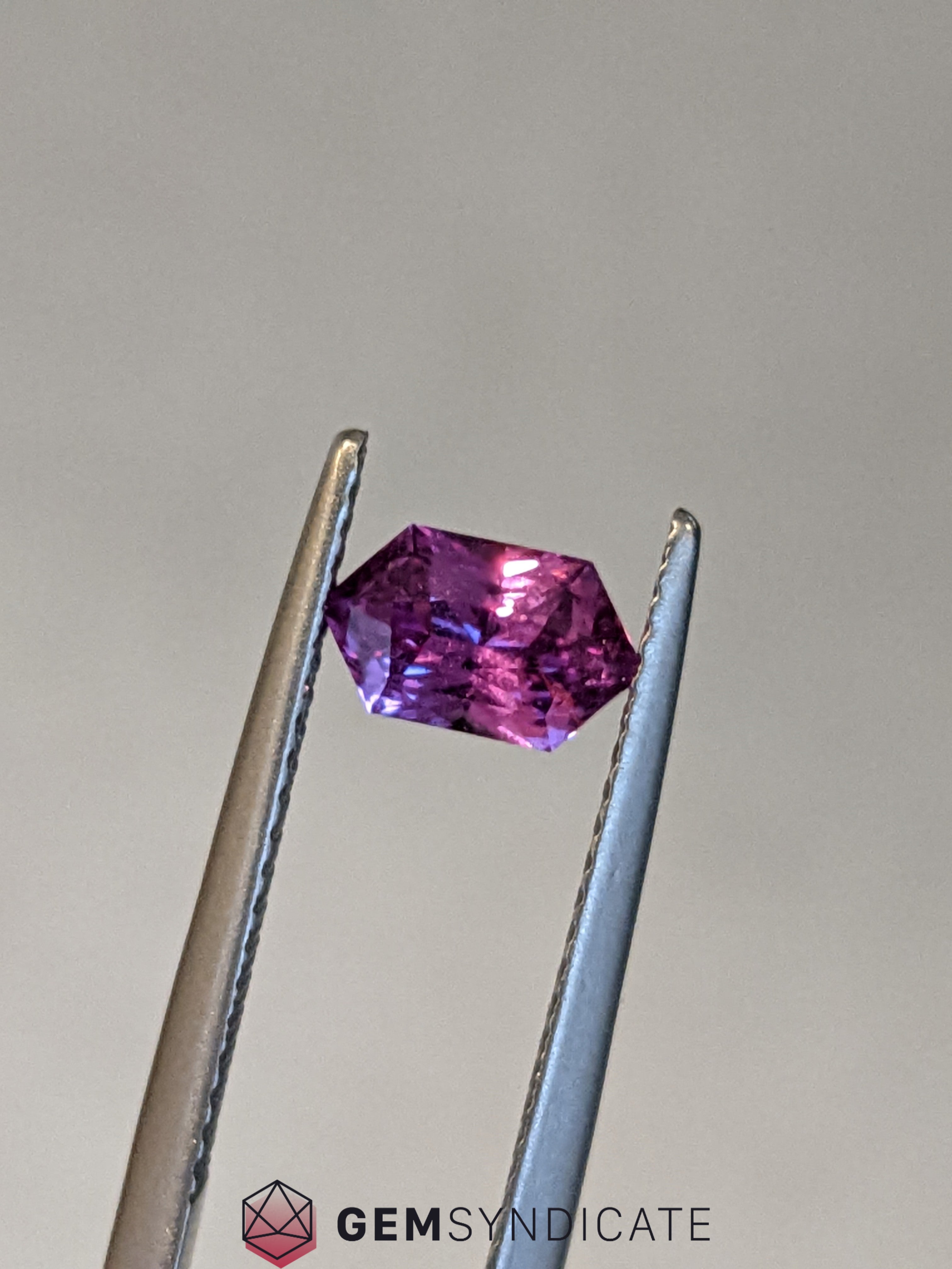 Bold Elongated Hexagon Pink Sapphire 1.05ct