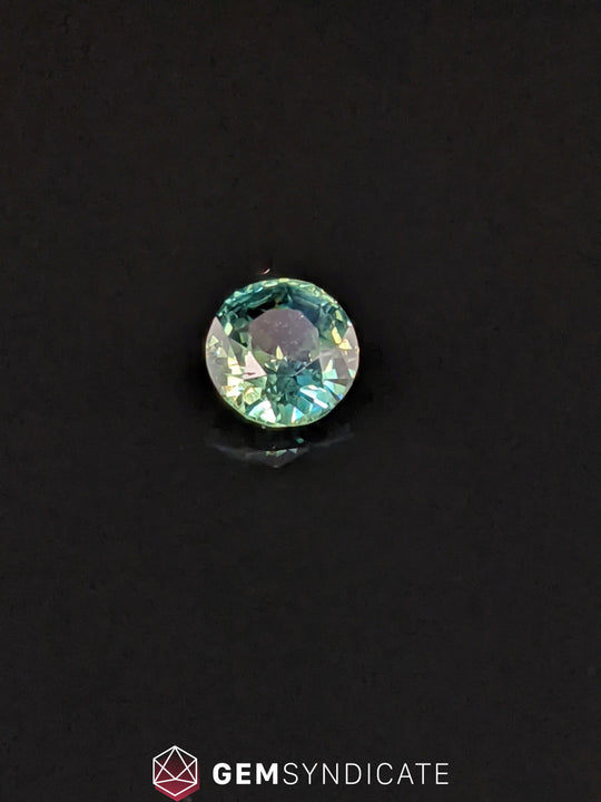 Glamorous Round Teal Sapphire 1.64ct