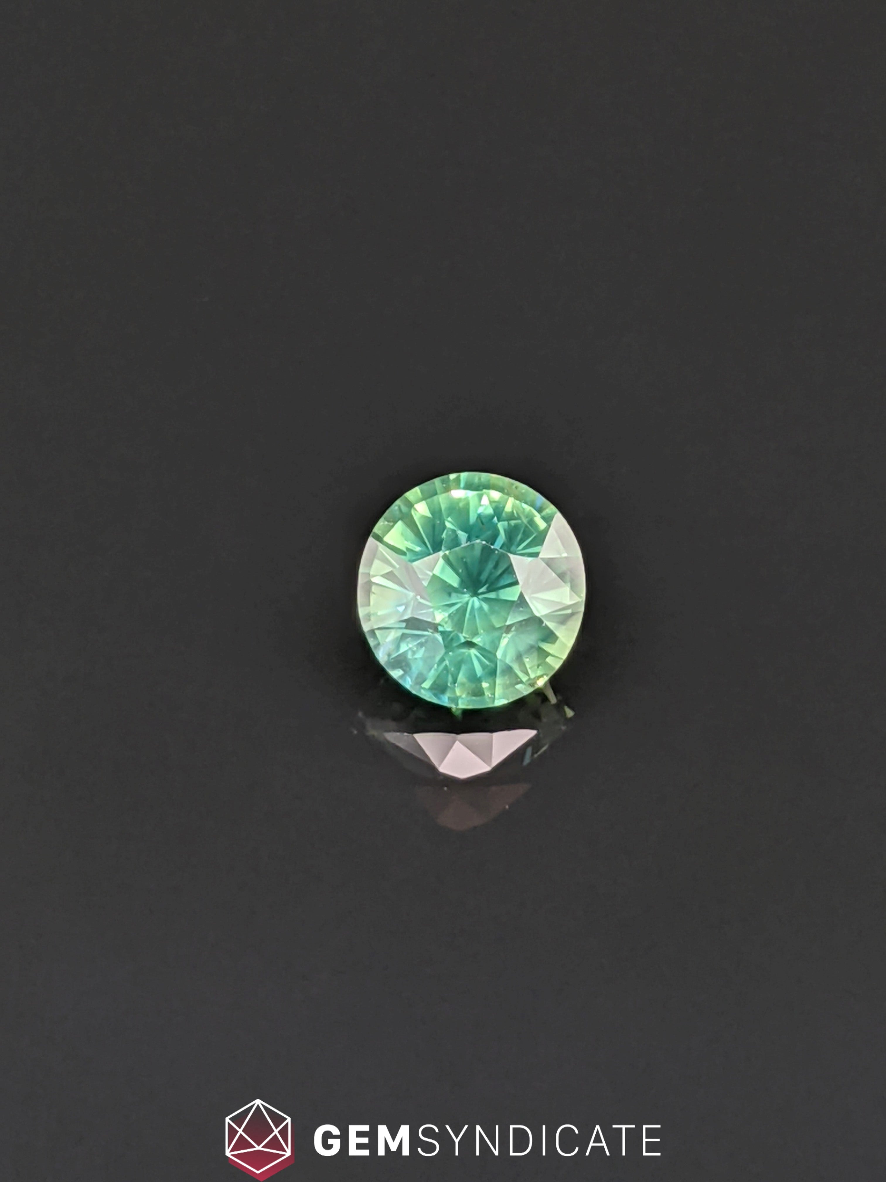 Captivating Round Teal Sapphire 1.55ct