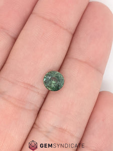 Superior Round Teal Sapphire 1.55ct