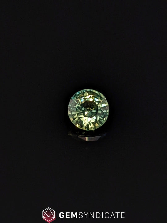 Modern Round Teal Sapphire 1.19ct