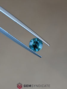 Enchanting Round Teal Sapphire 1.38ct