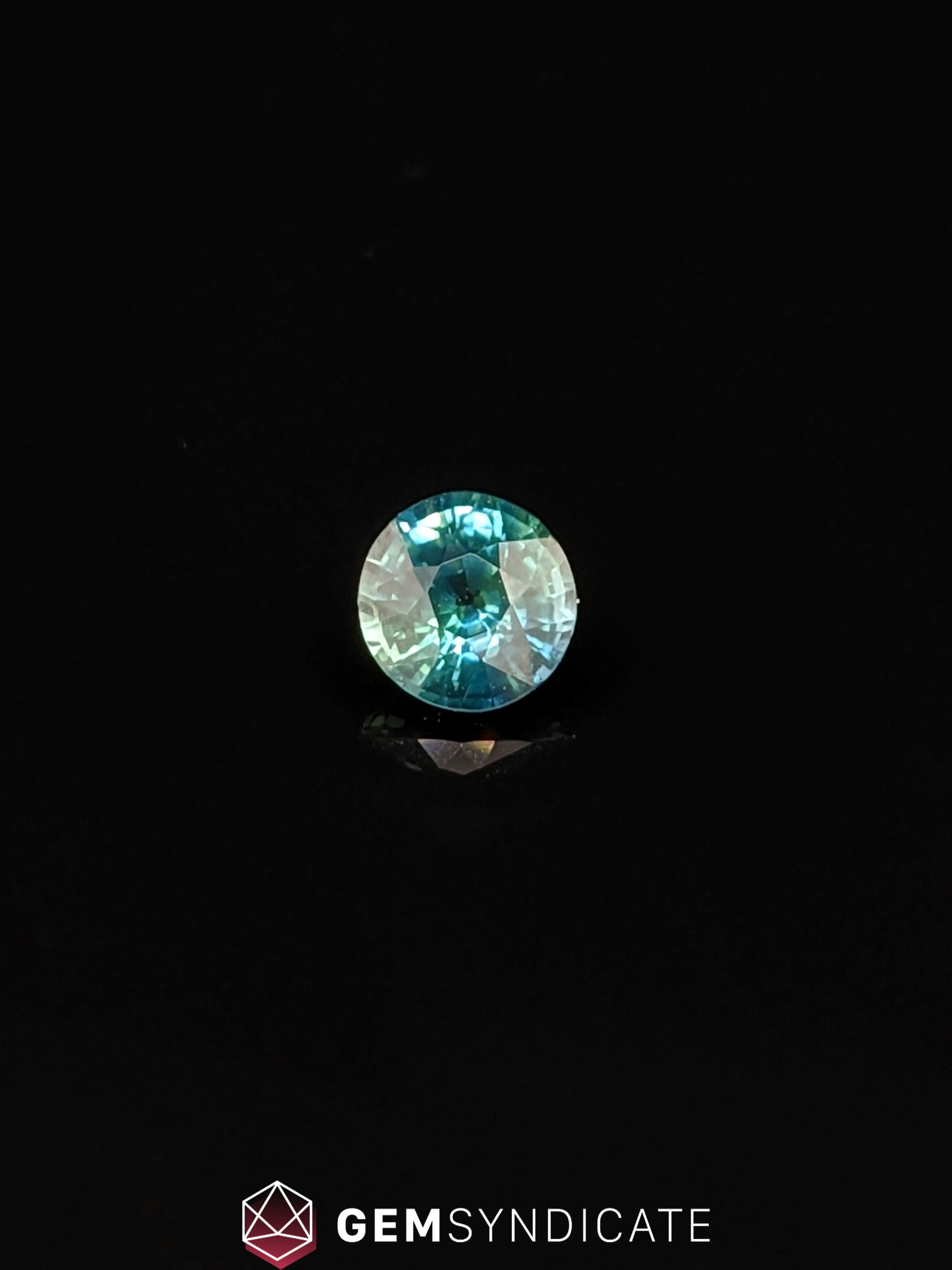 Impressive Round Teal Sapphire 0.66ct
