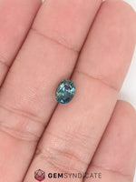 Load image into Gallery viewer, Admirable Oval Teal Sapphire 1.26ct
