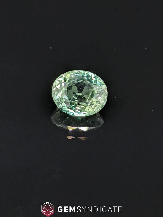 Marvelous Oval Teal Sapphire 2.47