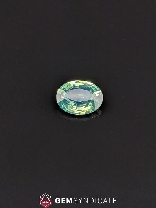 Classic Oval Teal Sapphire 1.36ct