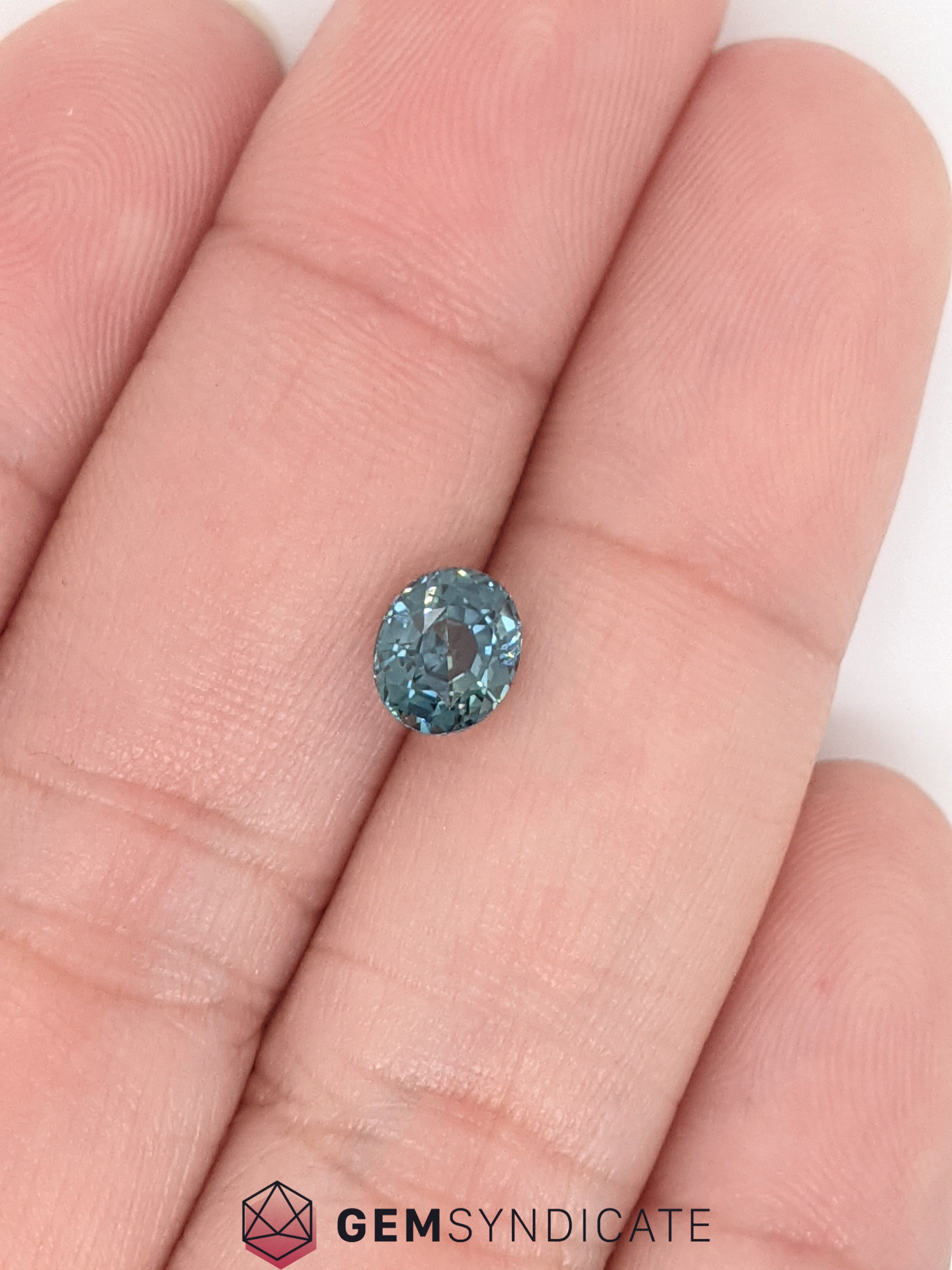 Remarkable Oval Teal Sapphire 1.32ct