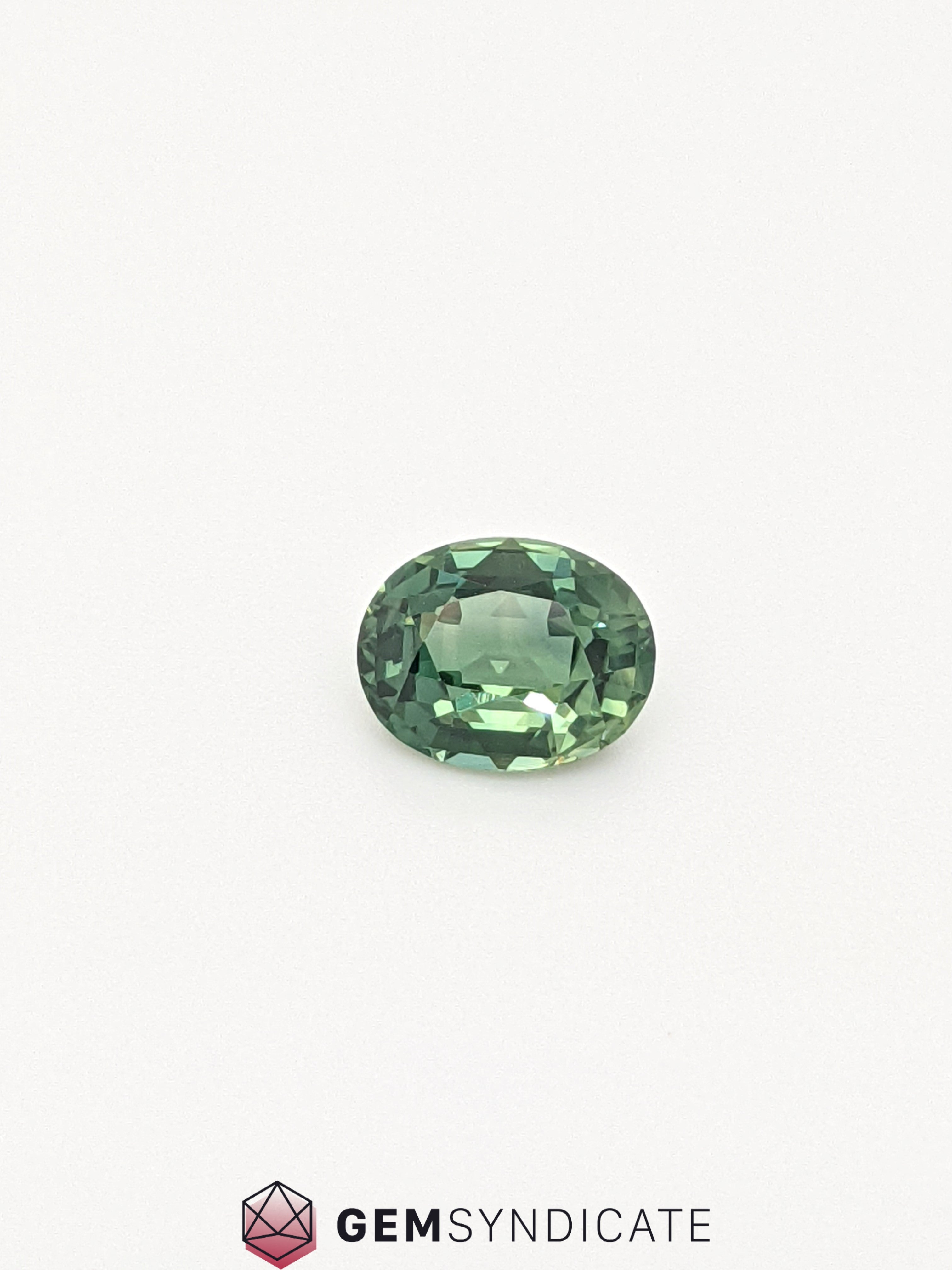 Glorious Oval Teal Sapphire 1.35ct