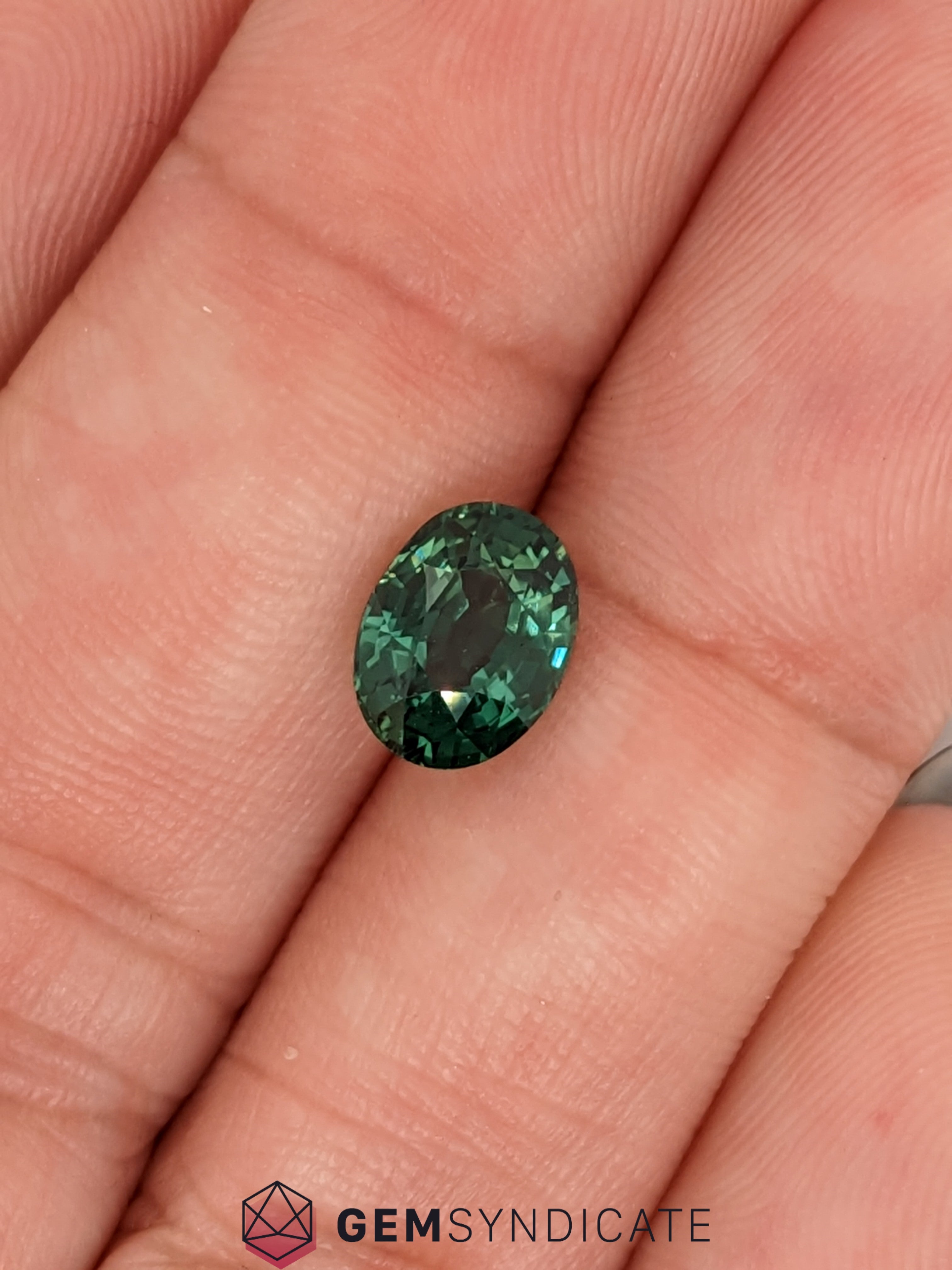 Captivating Oval Teal Sapphire 2.11ct