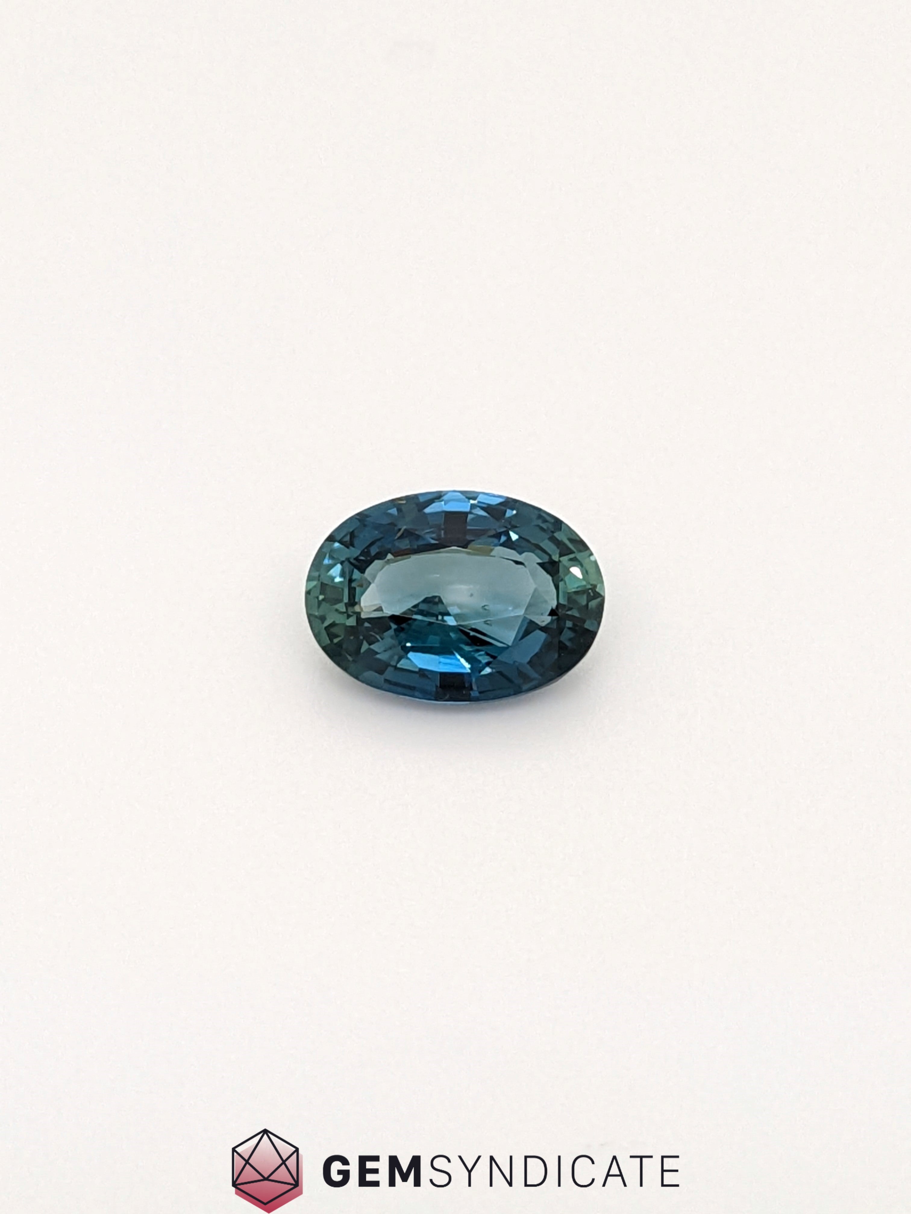 Commanding Oval Teal Sapphire 3.02ct