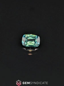 Lovely Cushion Teal Sapphire 1.24ct