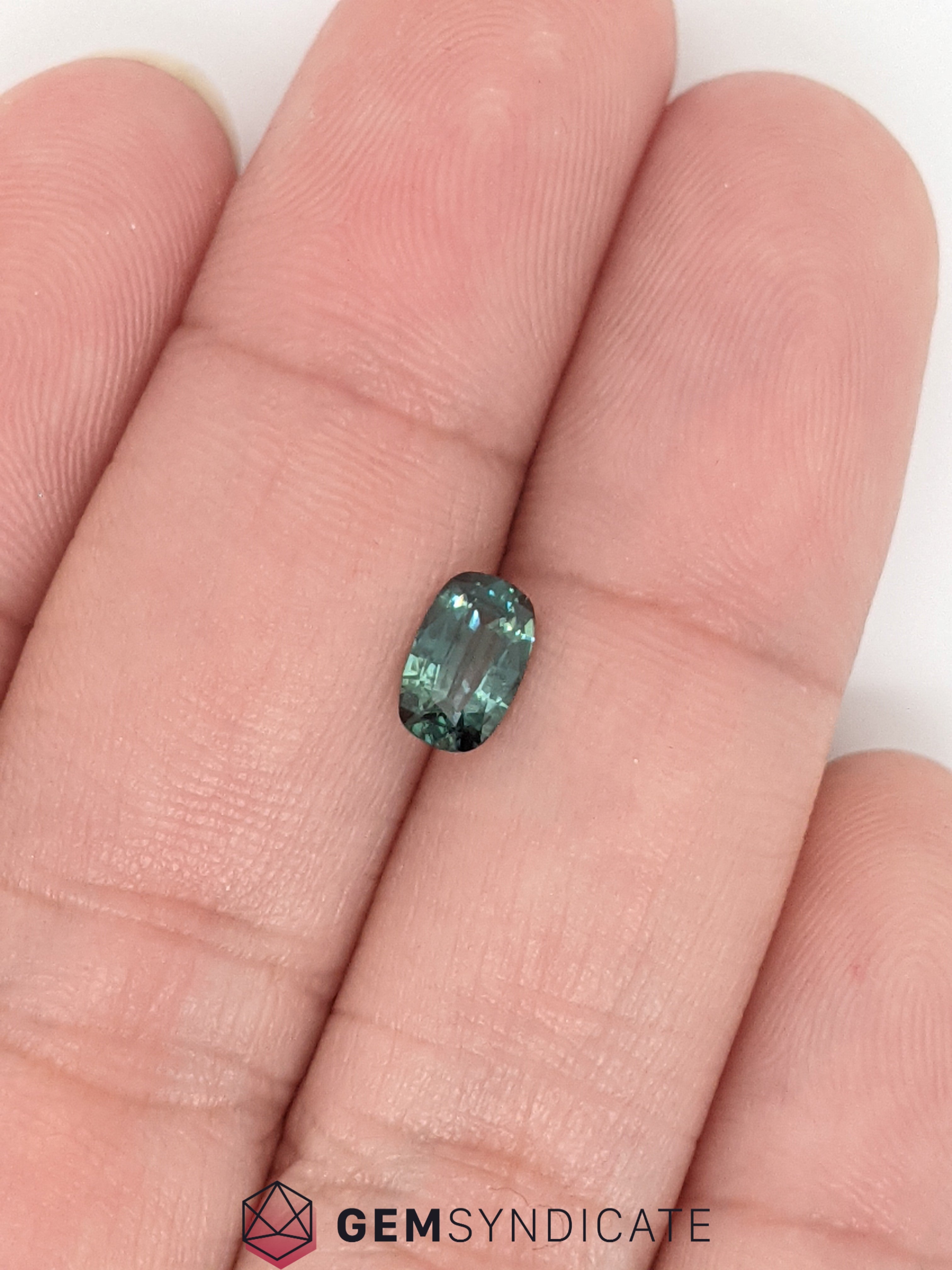 Ravishing Cushion Teal Sapphire 0.94ct