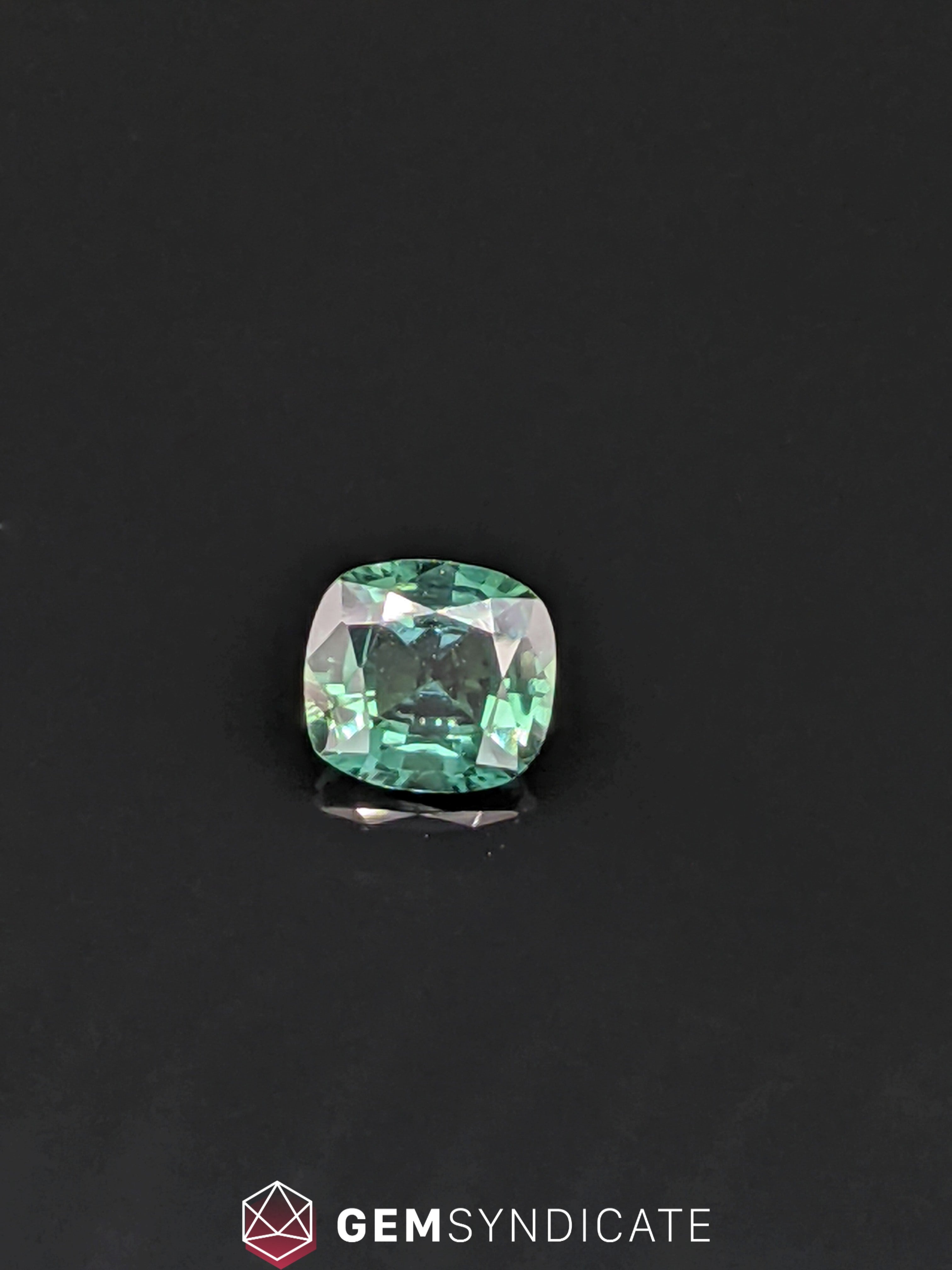 Beguiling Cushion Teal Sapphire 0.87ct