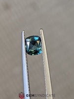 Load image into Gallery viewer, Beguiling Cushion Teal Sapphire 0.87ct
