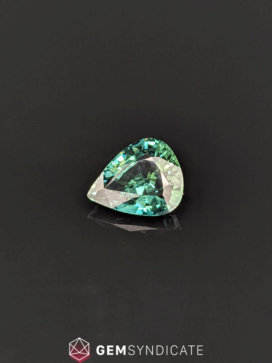 Commanding Pear Shape Teal Sapphire 2.65ct