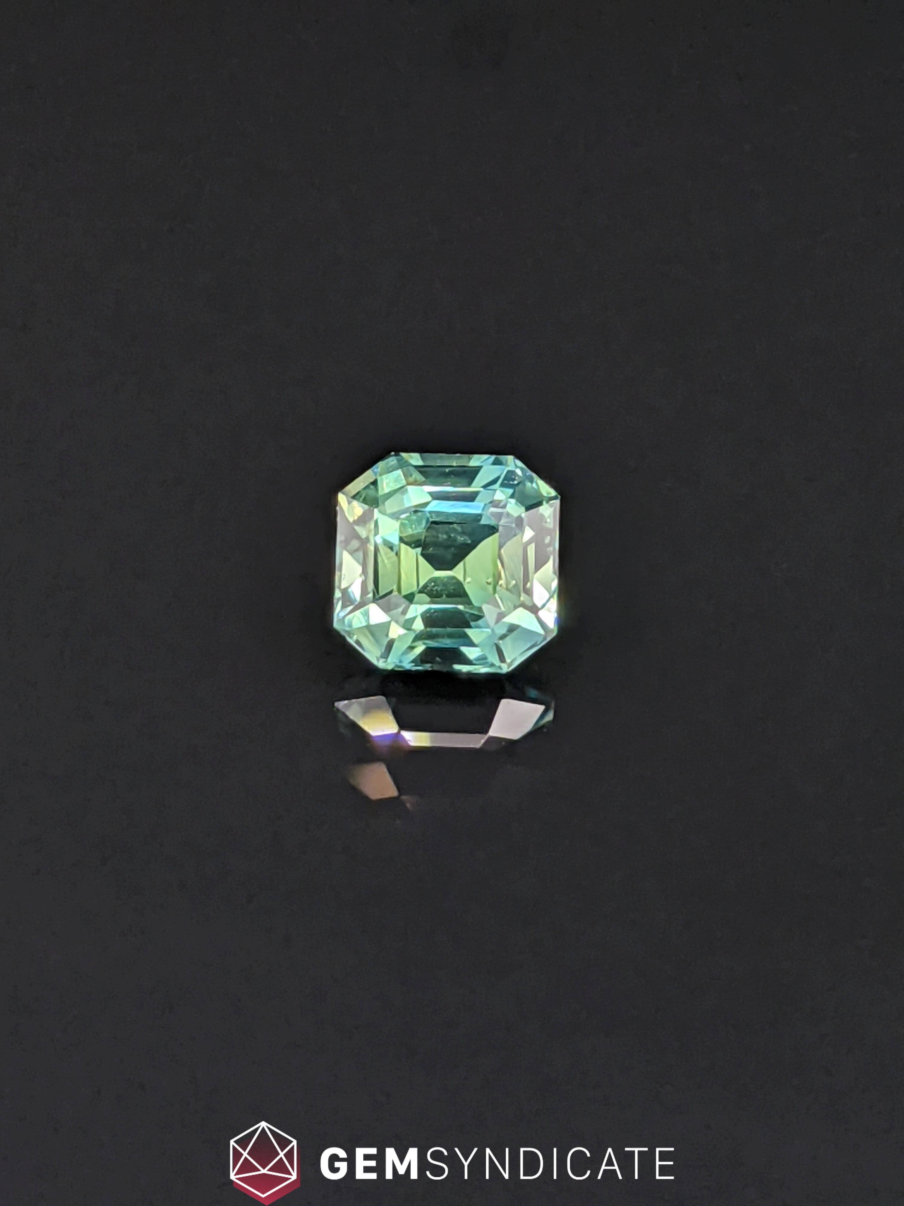 Sensational Emerald Cut Teal Sapphire 0.97ct