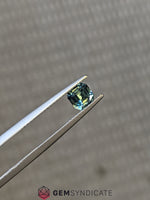 Load image into Gallery viewer, Sensational Emerald Cut Teal Sapphire 0.97ct
