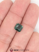 Load image into Gallery viewer, Irresistible Asscher Cut Teal Sapphire 1.84ct
