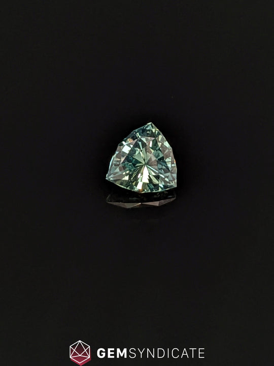 Charming Trillion Teal Sapphire 1.04ct