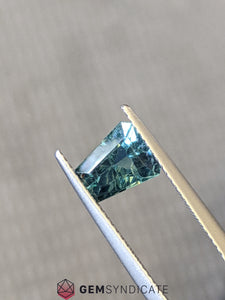 Luscious Fancy Shape Teal Sapphire 1.81ct