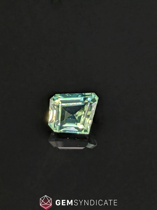 Unique Fancy Shape Teal Sapphire 1.58ct