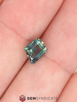 Load image into Gallery viewer, Unique Fancy Shape Teal Sapphire 1.58ct

