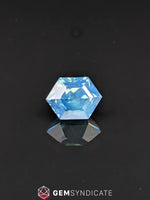 Load image into Gallery viewer, Modern Elongated Hexagon Teal Sapphire 1.47ct
