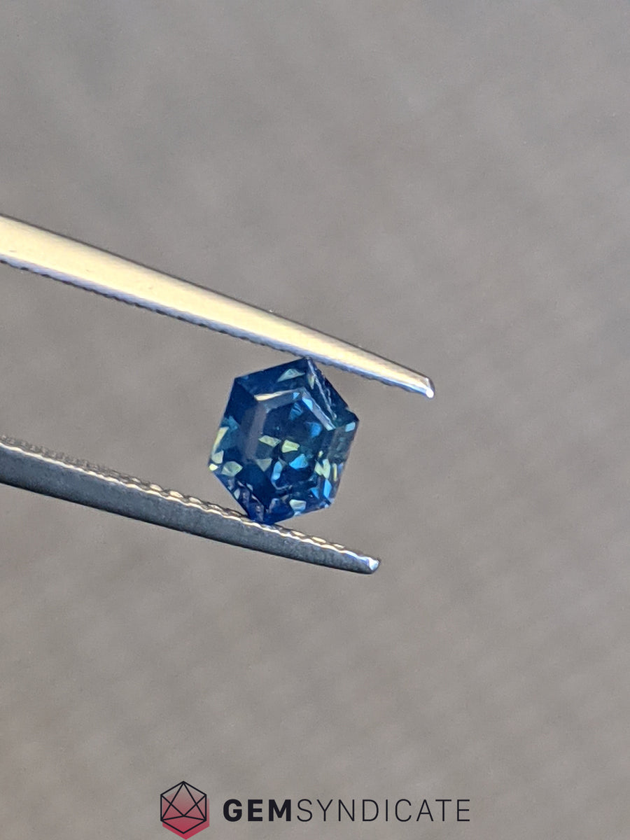 Modern Elongated Hexagon Teal Sapphire 1.47ct – The Gem Syndicate