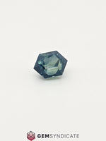 Load image into Gallery viewer, Modern Elongated Hexagon Teal Sapphire 1.47ct
