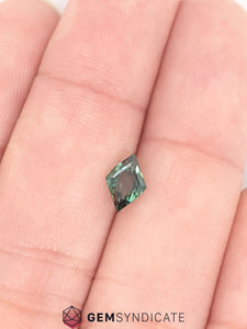 Exceptional Kite Shape Teal Sapphire 1.00ct